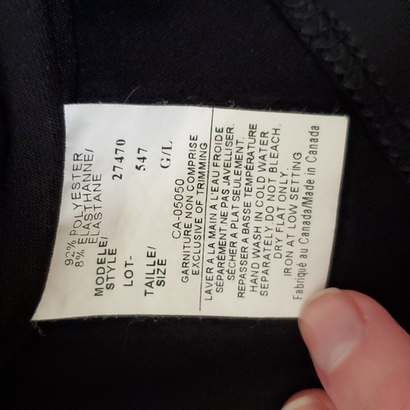 Women's Jacob Black Slip Tank Top - Picture 6 of 7